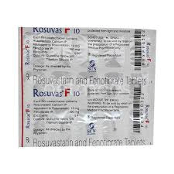ROSUVAS F10MG - 15TAB