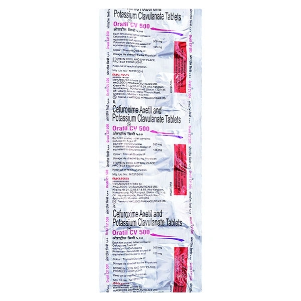 ORATIL CV 500MG - 10TAB