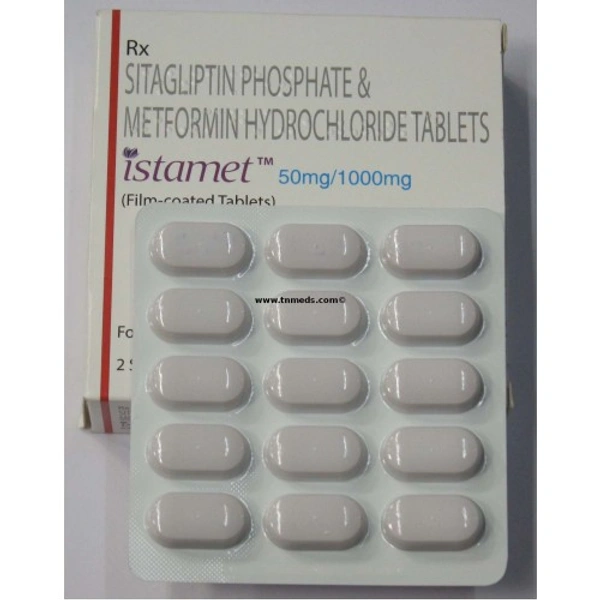 ISTAMET 50/1000MG - 15TAB