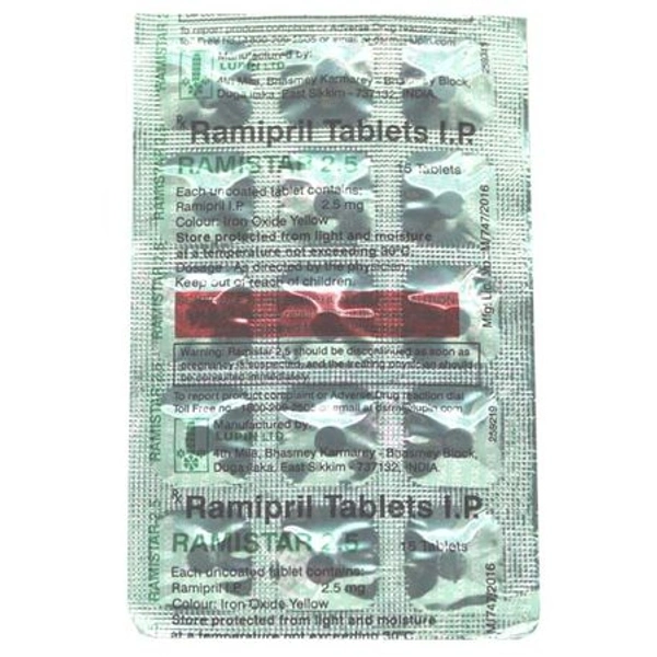 RAMISTAR 2.5MG - 15TAB