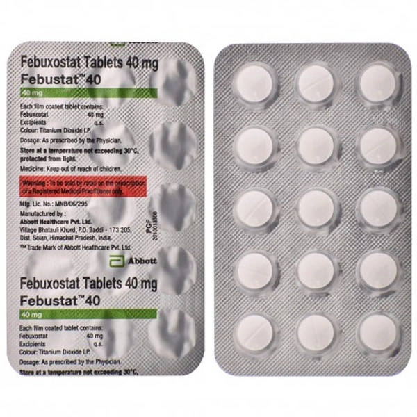 FEBUSTAT 40 MG - 15TAB