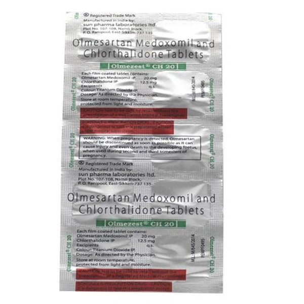OLMEZEST CH 20MG - 10TAB