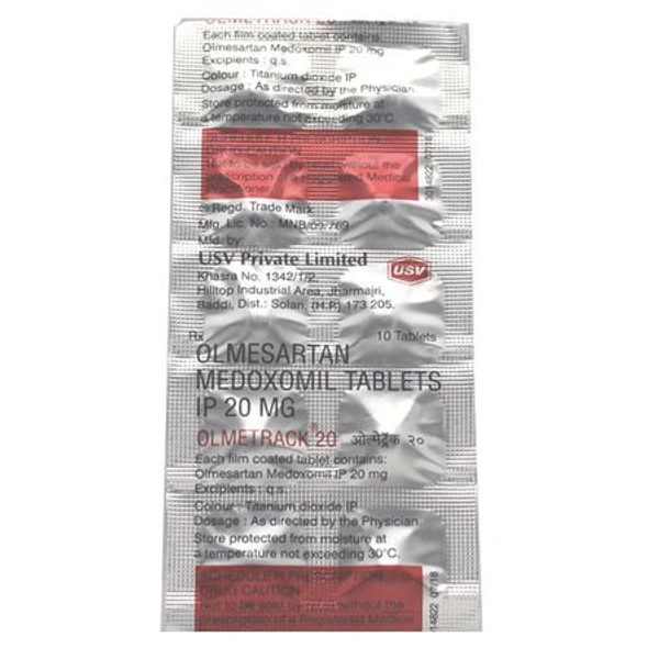 OLMETRACK 20MG - 10TAB