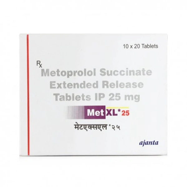 MET XL 25MG - 20TAB