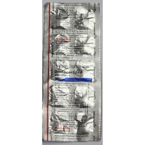 OMNACORTIL 5MG - 10TAB