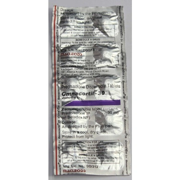 OMNACORTIL 30MG - 10TAB
