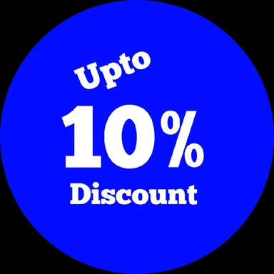 Upto 10% Discount