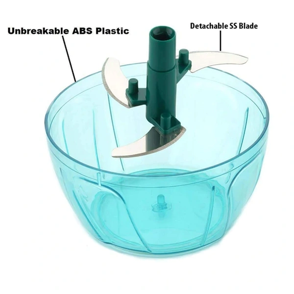0080 V Atm Green 450 ML Chopper widely used in all types of household kitchen purposes for chopping and cutting of various kinds of fruits and vegetables etc.