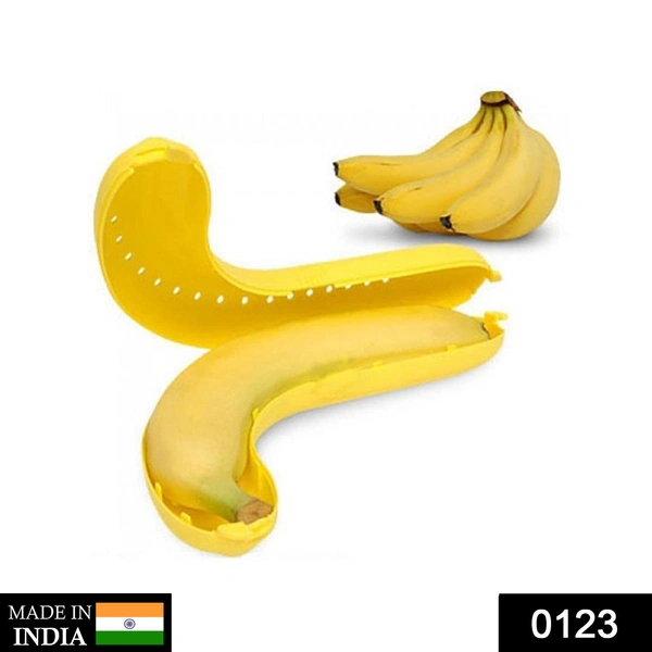 0123 Banana Case Lunch Box Yellow