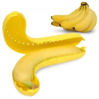 0123 Banana Case Lunch Box Yellow