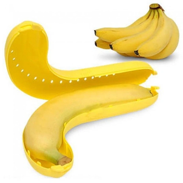 0123 Banana Case Lunch Box Yellow