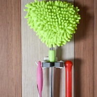 0198 B Invisible Mop Hanger used in all kinds of place like houses, offices, general stores for holding and hanging various mops and stuffs easily.