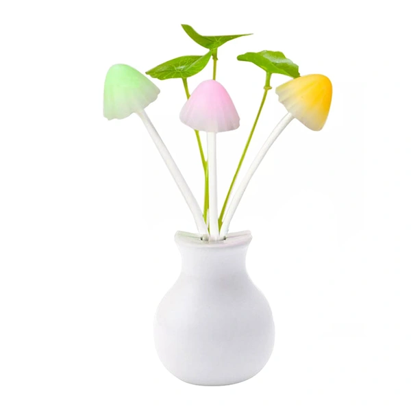 0217 LED Dream Night Light, Auto ON/Off Sensor Mushroom Lamp (Multicolor)