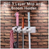 0240 3 Layer Mop and Broom Holder