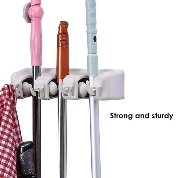 0240 3 Layer Mop and Broom Holder