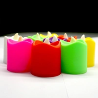 0241 Festival Decorative - LED Tealight Candles (Multi, 24 Pcs)
