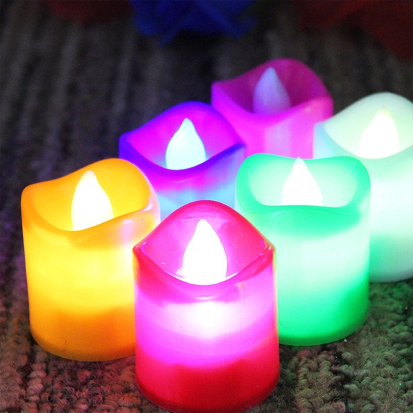0241 Festival Decorative - LED Tealight Candles (Multi, 24 Pcs)