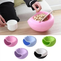 0250 Pista Nut Fruit Platter Serving Bowl With Mobile Phone Holder by HomeFast