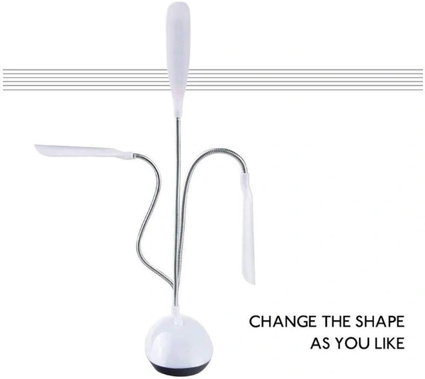 0255 Portable LED Reading Light Adjustable Dimmable Touch Control Desk Lamp