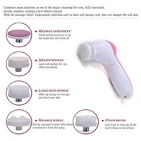 0340 -5-in-1 Smoothing Body & Facial Massager (Pink)