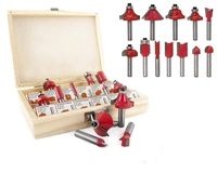 0406 -12/15pcs Milling Cutter Router Bit Set