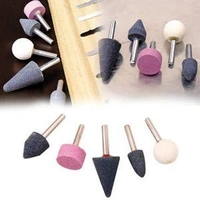 0412 -5 Pcs Shank Abrasive Mounted Stone (Multicolour)