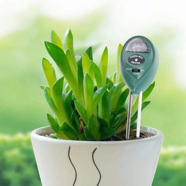 0473 Soil Tester 3-in-1 Plant Moisture Sensor (Green)
