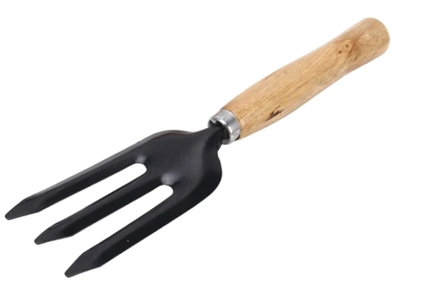 0475 Hand Weeding Fork (Steel, Black)