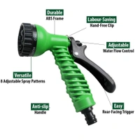 0477 Plastic Garden Hose Nozzle Water Spray Gun Connector Tap Adapter Set
