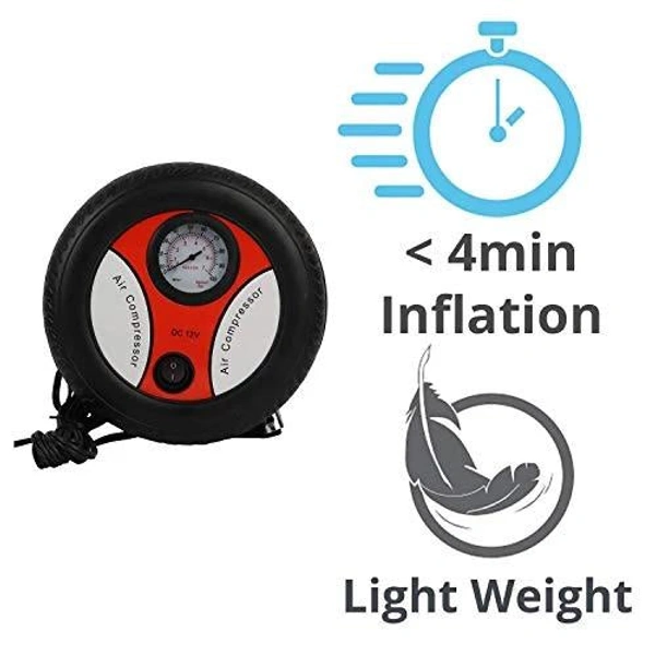 0504 Electric DC12V Tire Inflator Compressor Pump
