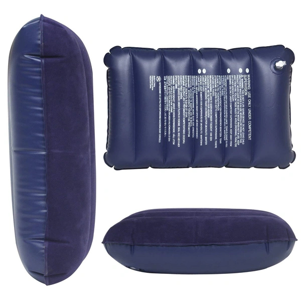 0510 Velvet Air Inflatable Travel Pillow (Blue)