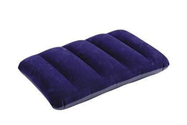 0510 Velvet Air Inflatable Travel Pillow (Blue)