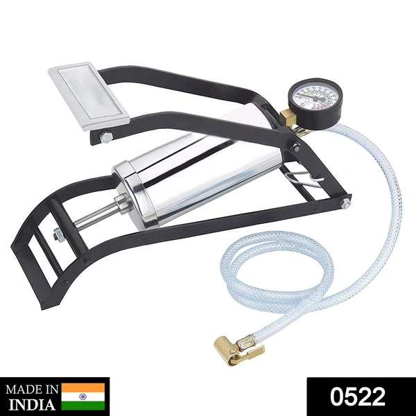 0522 Heavy Steel Body Foot Pump