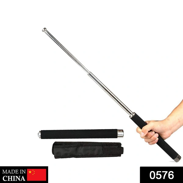 0576 Multi-Function Collapsible  Self Defense Stick Extended