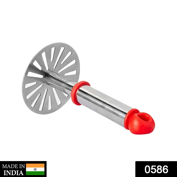 0586 Stainless Steel Potato Masher, PauBhaji Masher