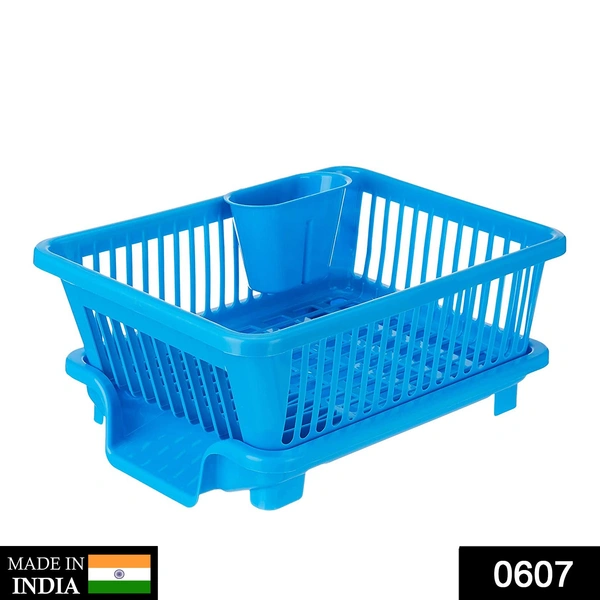 0607 Plastic Sink Dish Drainer Drying Rack