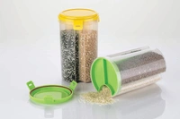 0618 3 in 1 Transparent Air Tight Storage Dispenser Container (1500ml)