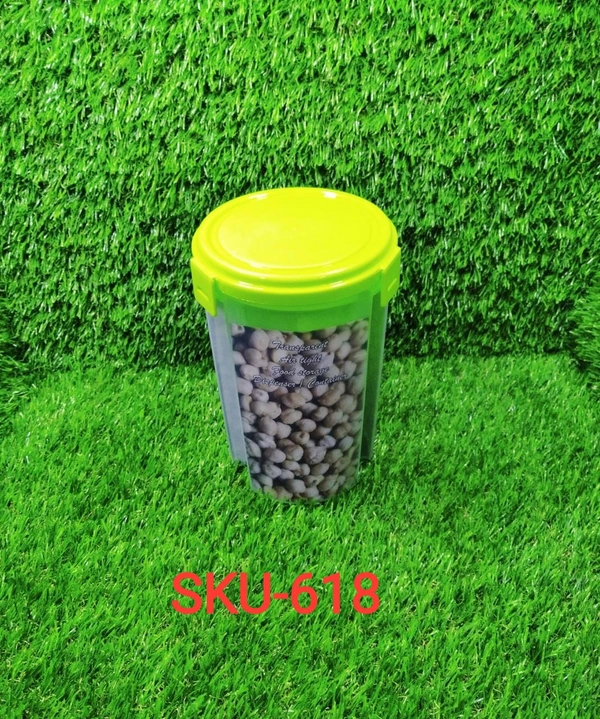 0618 3 in 1 Transparent Air Tight Storage Dispenser Container (1500ml)