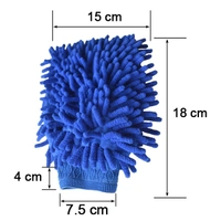 0711 Single sided microfiber hand glove duster (loose packing)
