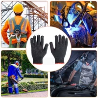 0713 Cotton Polyester Mens Work Gloves