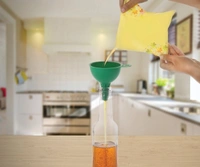 0722 Silicone Funnel For Pouring Oil, Sauce, Water, Juice And Small Food-Grains