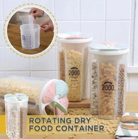 0766 Kitchen Storage - Transparent Sealed Cans/Jars/Storage Box 4 Section (2000ml)