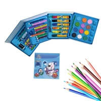 0858 Plastic Art Colour Set 58 pcs with Color Pencil, Crayons, Oil Pastel and Sketch Pens