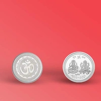 0866 Silver color Coin for Gift & Pooja (Not silver metal)