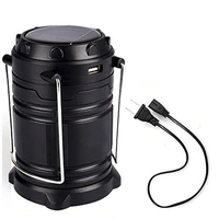 0874 Rechargeable Camping Lantern LED Solar Emergency Light Bulb