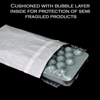 0972 50 Pc 08X11 inch L 2 Flap used for covering and storing various types of products specially while travelling and delivering etc.