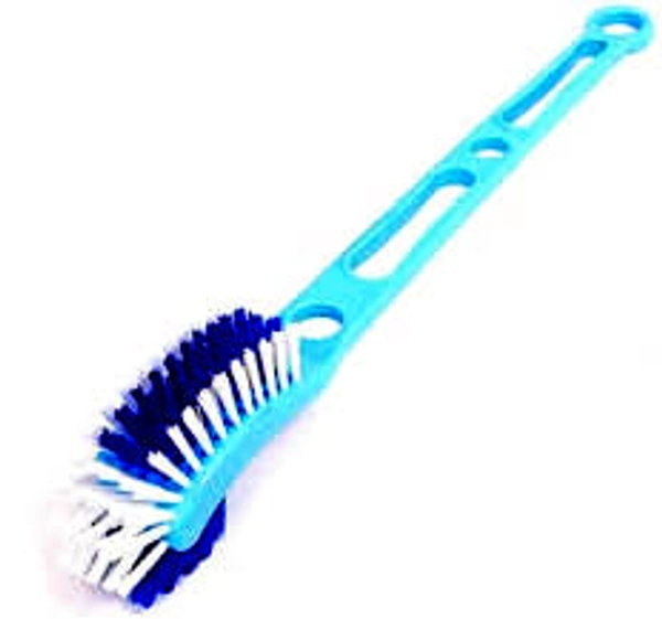 1292 2 In 1 Double Hockey Stick Shape Toilet Brush