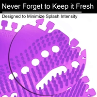 1310 Anti Splash Urinal Round Screen Mat (Multicoloured)
