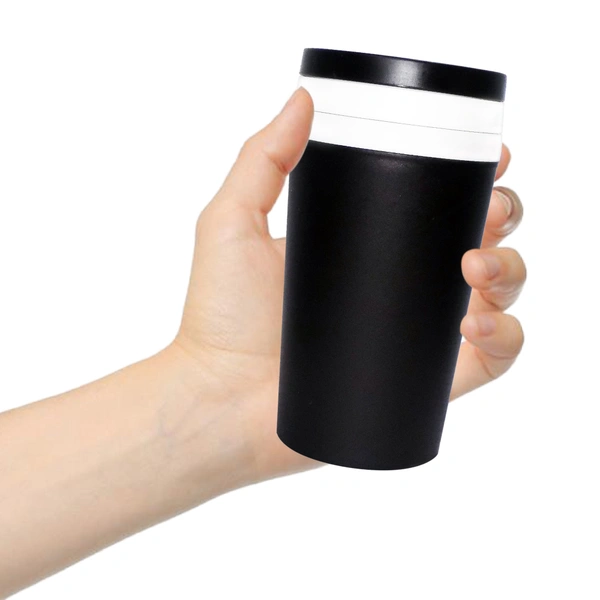 1317 3 in 1 Shaker Sipper Glass with Detachable Storage Container (300Ml)