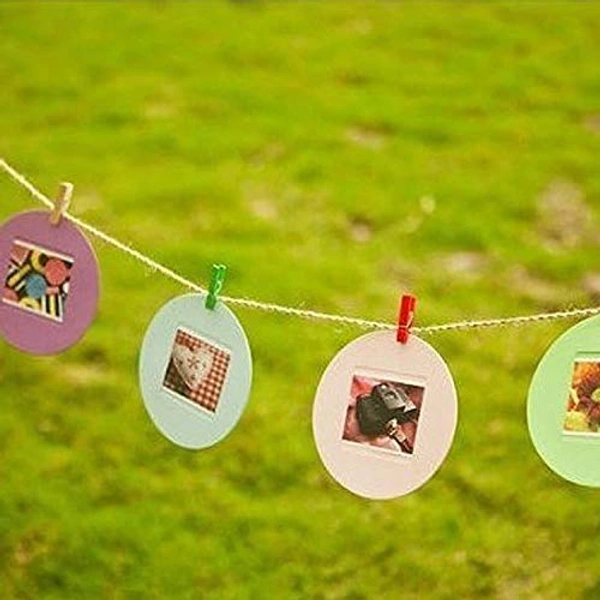 1345 Multipurpose Wooden Clips /Cloth Pegs (Small, 50 Pcs)